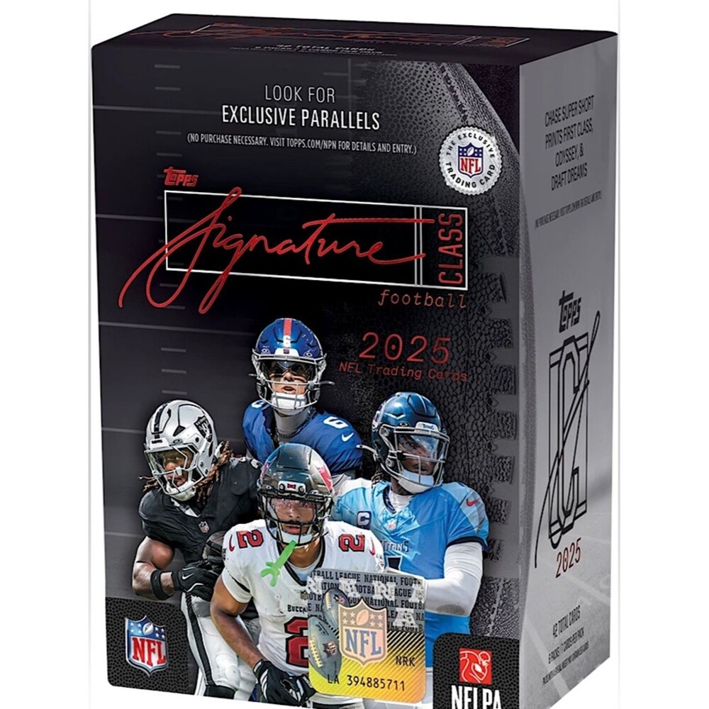 2025 Topps Signature Class Football Value Blaster Factory Sealed Box
